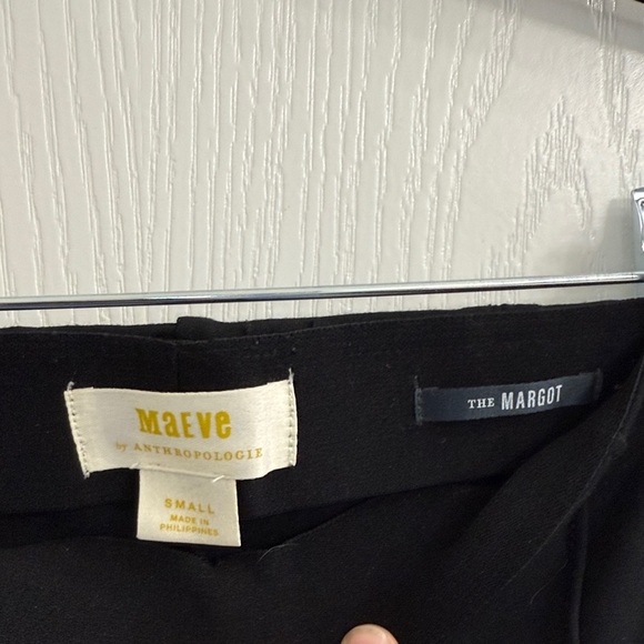 Anthropologie The Margot Kick-Flare Black Cropped Pants Maeve Women’s Size Small - Picture 4 of 8
